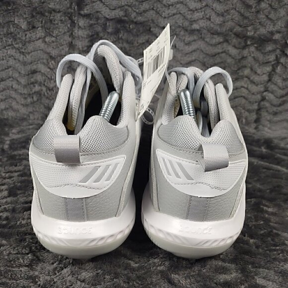 ADIDAS Mens Icon 6 Bounce Baseball Cleats FV9353 Gray & White (NWT) Size 8 - Picture 3 of 6